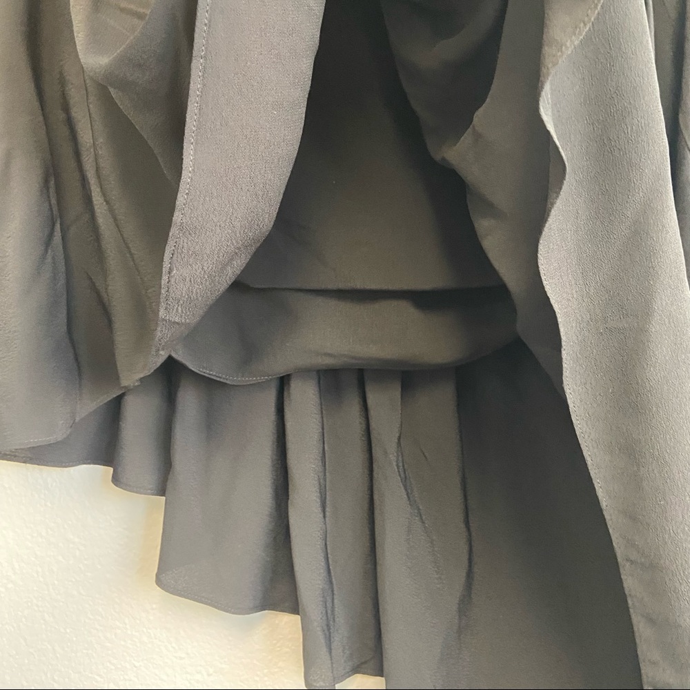 Zara Asymmetrical One Sleeve Flowy Blouse Size XL - Picture 10 of 16